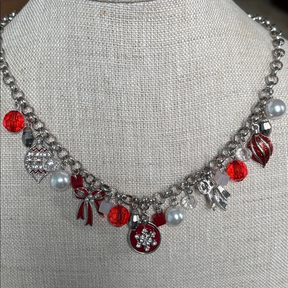 Holiday Lane Christmas Necklace W/Charms - Picture 2 of 12